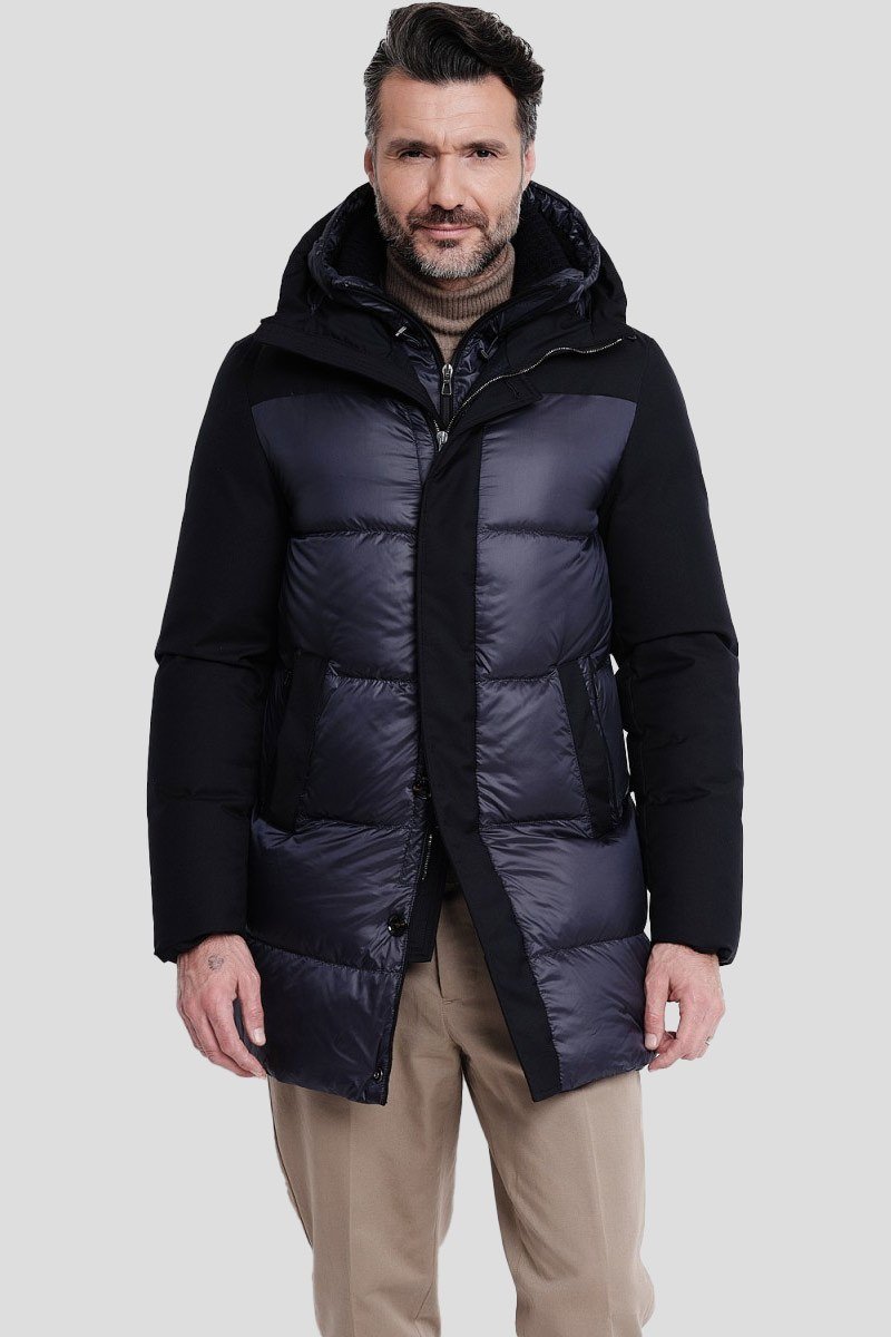 Ανδρικό Μπλε Puffer Jacket 153U27 AGF