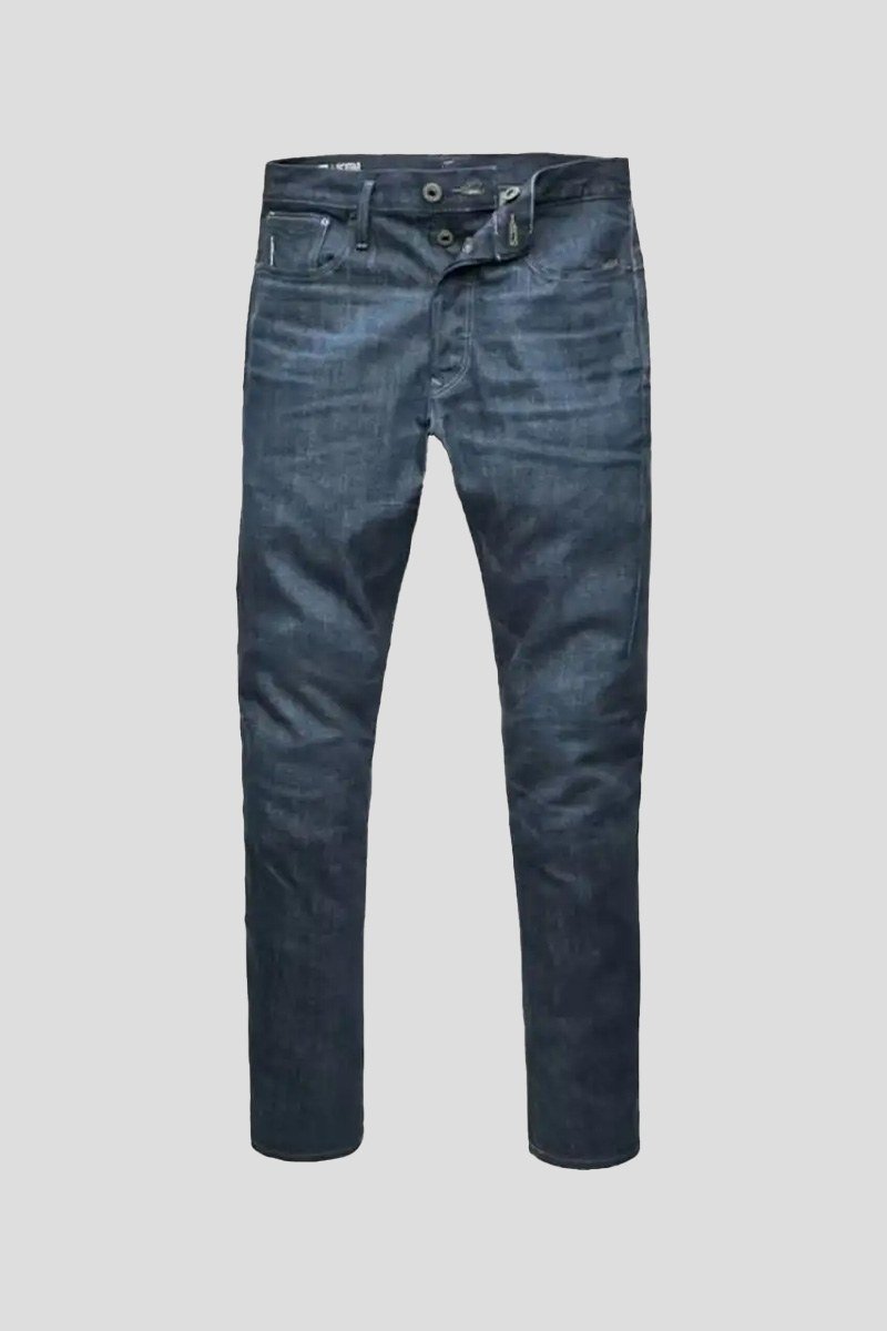 Ανδρικό-Μπλε-Scutar-3D-Slim-Jeans-Worn-In-Leaden-G-STAR