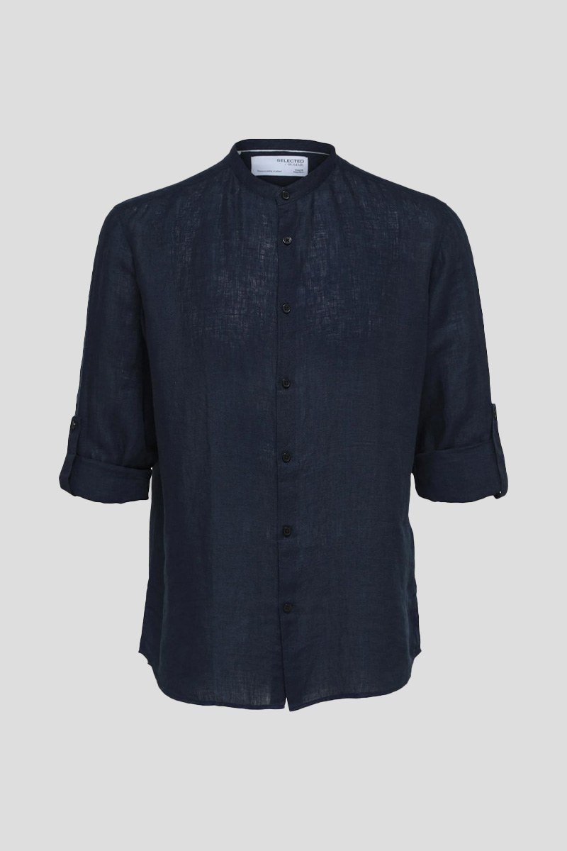 Ανδρικό-Μπλε-Selected-Homme-Shirt-SELECTED-HOMME