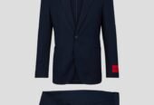Ανδρικό Μπλε Slim Fit Suit HUGO