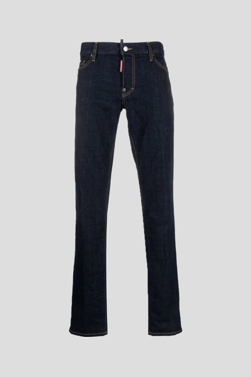 Ανδρικό-Μπλε-Straight-Denim-Jeans-DSQUARED