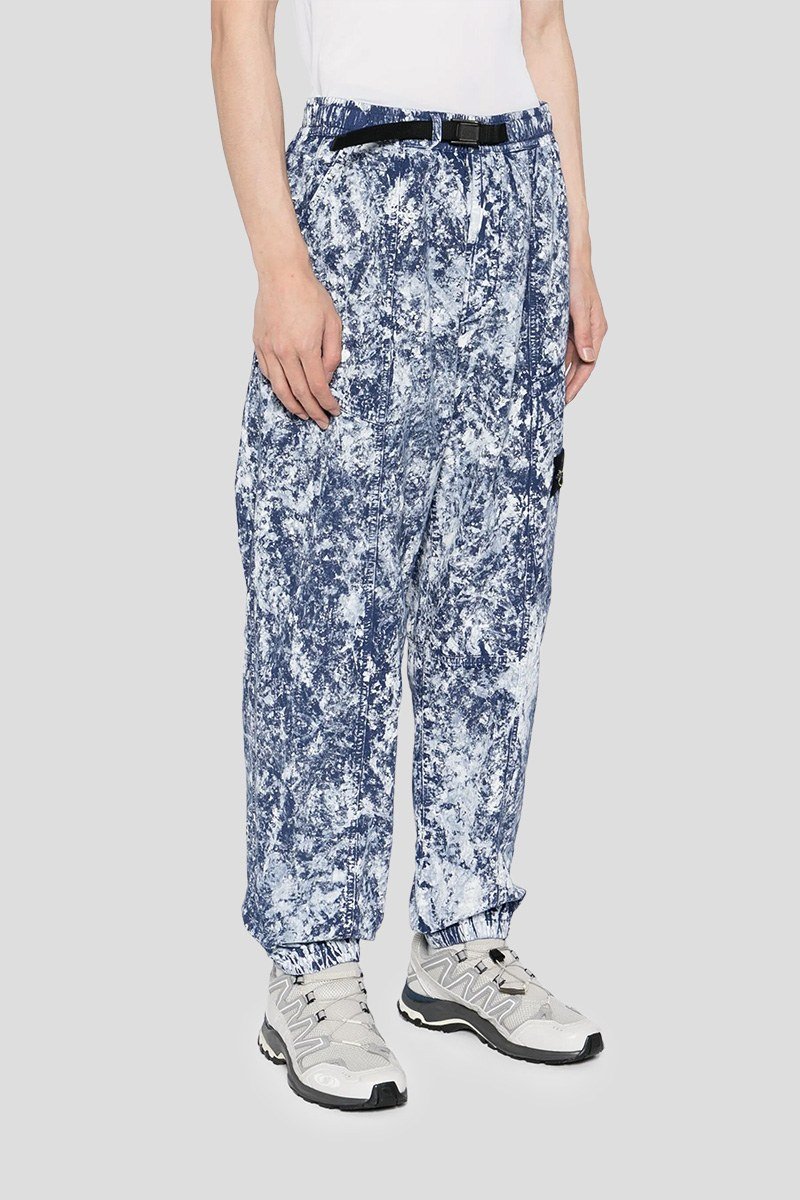 Ανδρικό Μπλε Stretch Cargo Pants STONE ISLAND