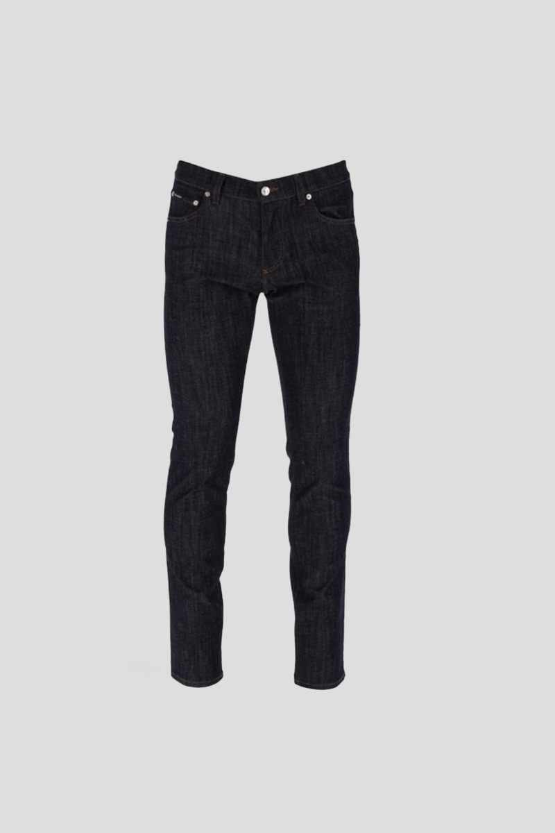 Ανδρικό-Μπλε-Stretch-Skinny-Jeans-With-Patch-DOLCEGABBANA