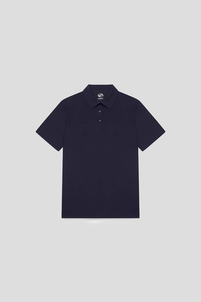 Ανδρικό-Μπλε-T-Shirt-Polo-UNITY