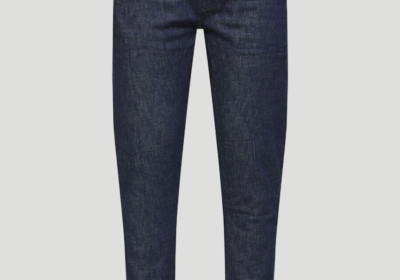 Ανδρικό-Μπλε-Tapered-Slim-Fit-Dark-Blue-Jeans-SELECTED-HOMME