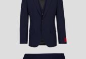 Ανδρικό Μπλε Three Piece Slim HUGO
