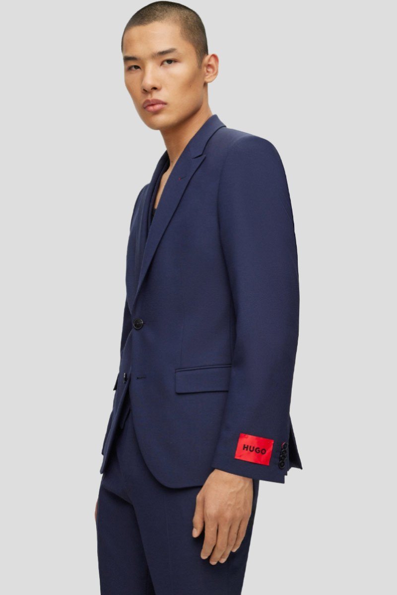 Ανδρικό Μπλε Three Piece Slim HUGO