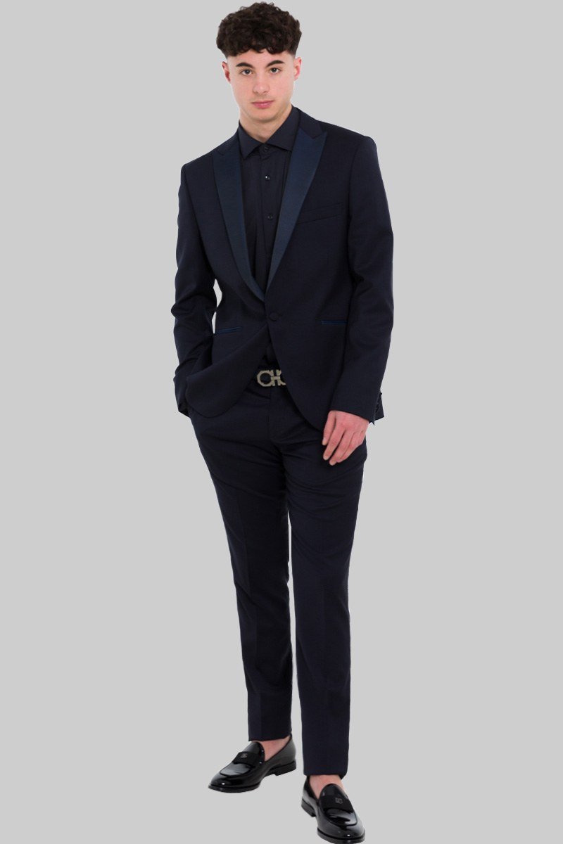 Ανδρικό Μπλε Three Piece Suit/Blue IVERGANO