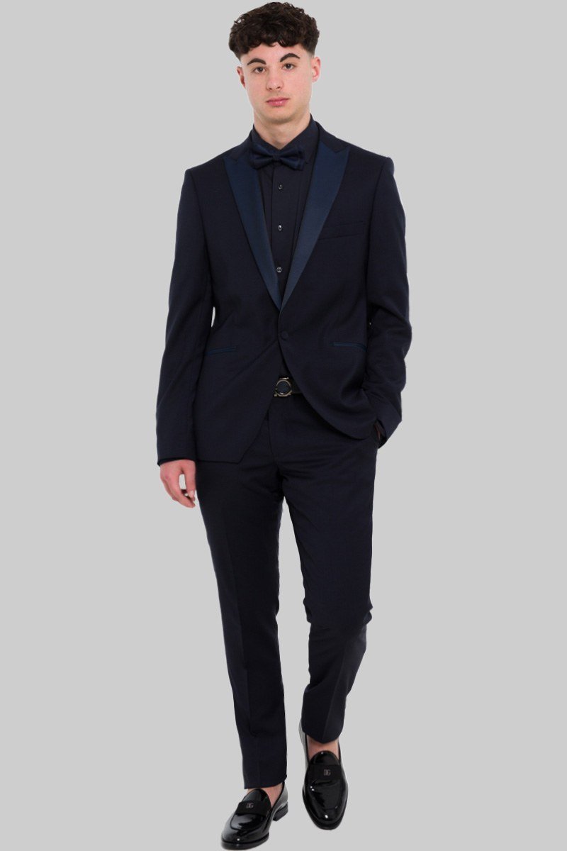 Ανδρικό-Μπλε-Three-Piece-SuitBlue-IVERGANO