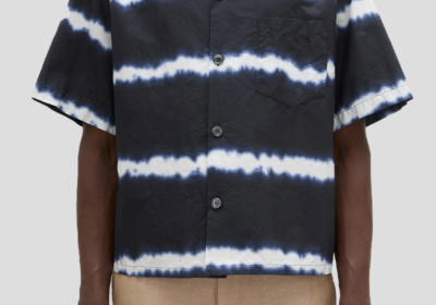 Ανδρικό-Μπλε-Tie-dye-Cotton-Bowling-Shirt-ASPESI