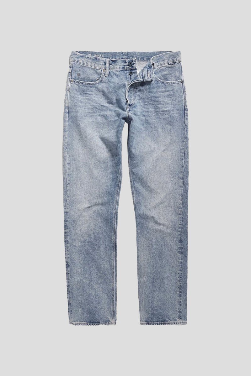 Ανδρικό-Μπλε-Triple-A-Regular-Straight-Jeans-G-STAR
