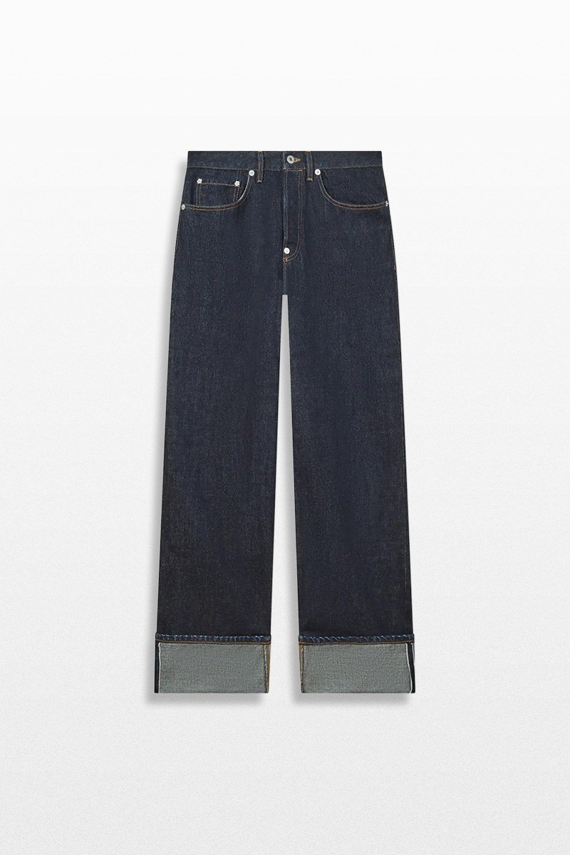 Ανδρικό-Μπλε-Turn-Up-Jeans-KENZO