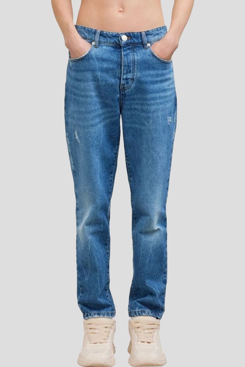 Ανδρικό Μπλε Used Indigo Denim AMI PARIS