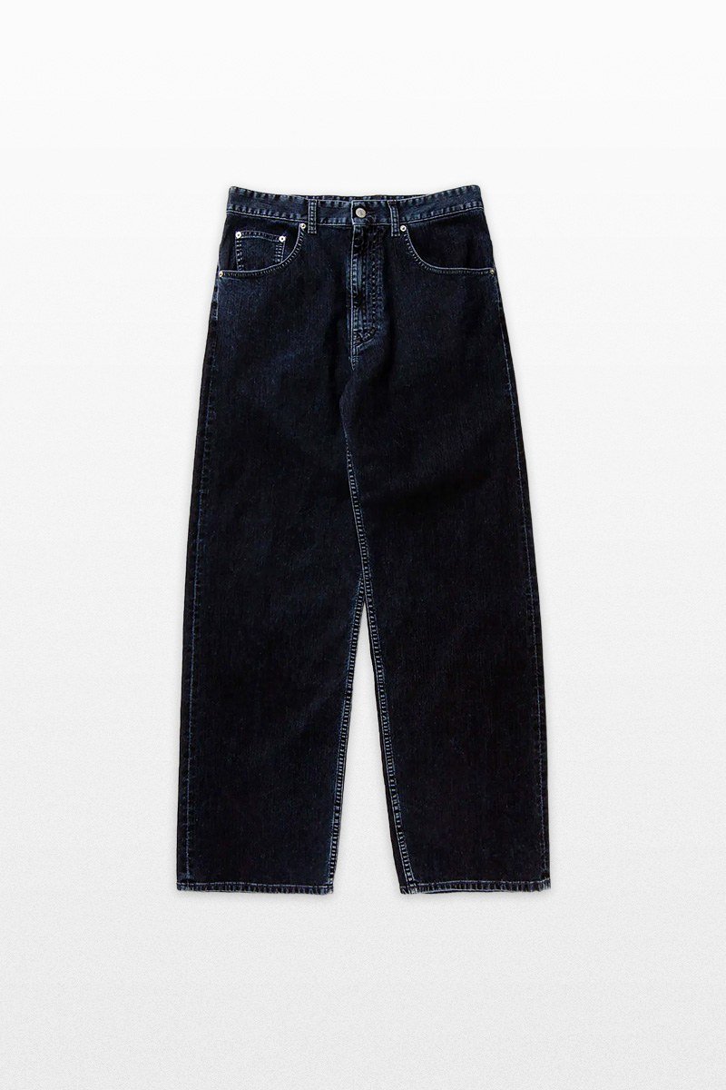 Ανδρικό-Μπλε-Wide-Leg-Jeans-MM6-MAISON-MARGIELA