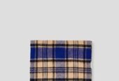 Ανδρικό Μπλε Wool Checked Scarf SELECTED HOMME