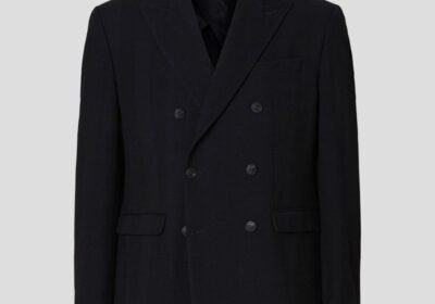 Ανδρικό-Μπλε-Wool-Double-Breasted-Blazer-SELECTED-HOMME