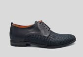 Ανδρικό Μπλε Woven Leather Brogue LUCA ROSSI