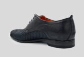 Ανδρικό Μπλε Woven Leather Brogue LUCA ROSSI