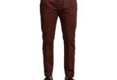 Ανδρικό Μπορντό Tailored Chino Trousers NINE IN THE MORNING