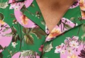 Ανδρικό Πολύχρωμο Floral Short Sleeved SELECTED HOMME