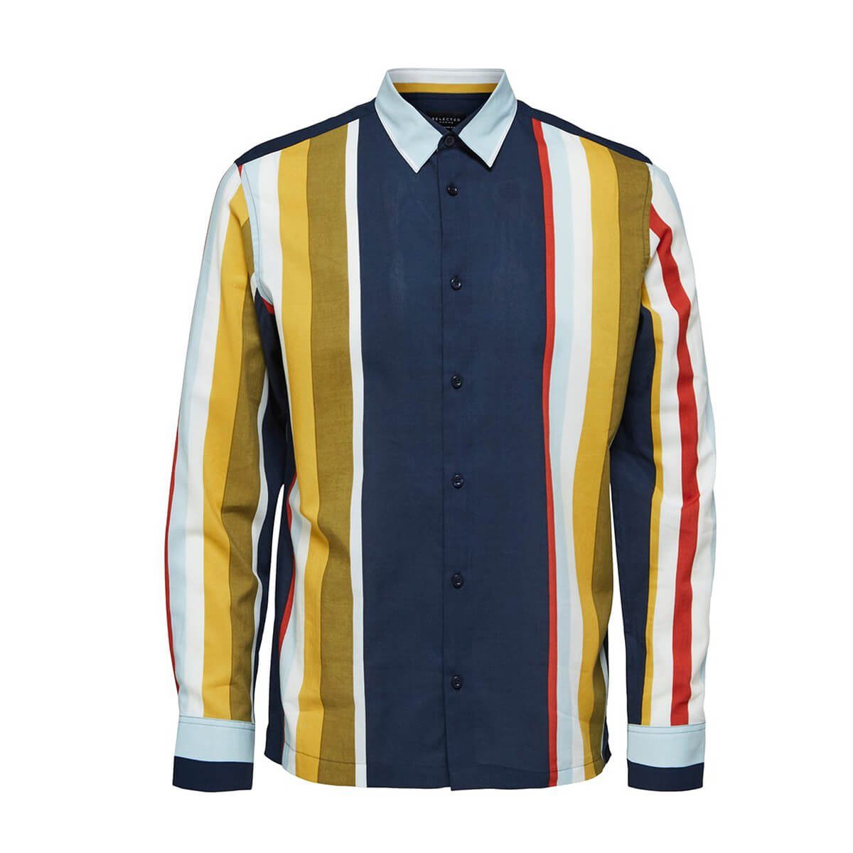 Ανδρικό Πολύχρωμο Multi Stripe Shirt SELECTED HOMME