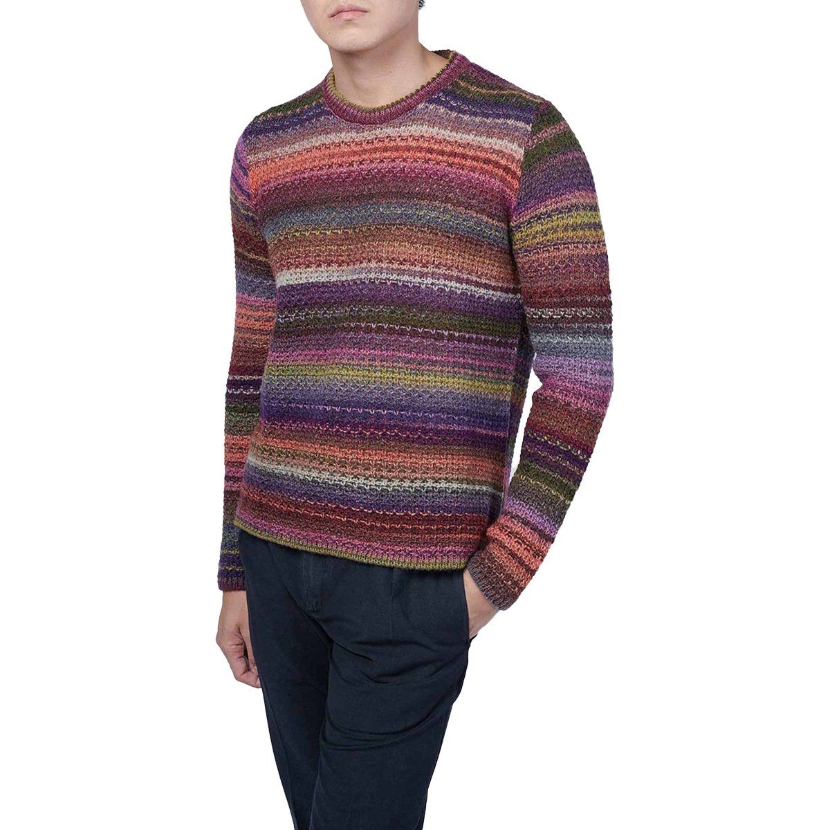 Ανδρικό Πολύχρωμο Multicolor Ribbed Knit PASINI