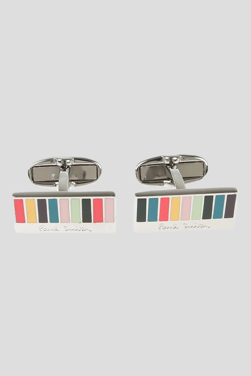Ανδρικό-Πολύχρωμο-Multicolor-Stripe-Cufflinks-PAUL-SMITH