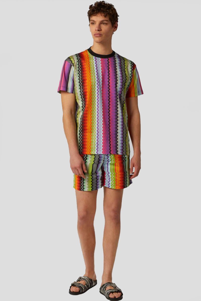 Ανδρικό Πολύχρωμο Multicoloured Vertical T MISSONI