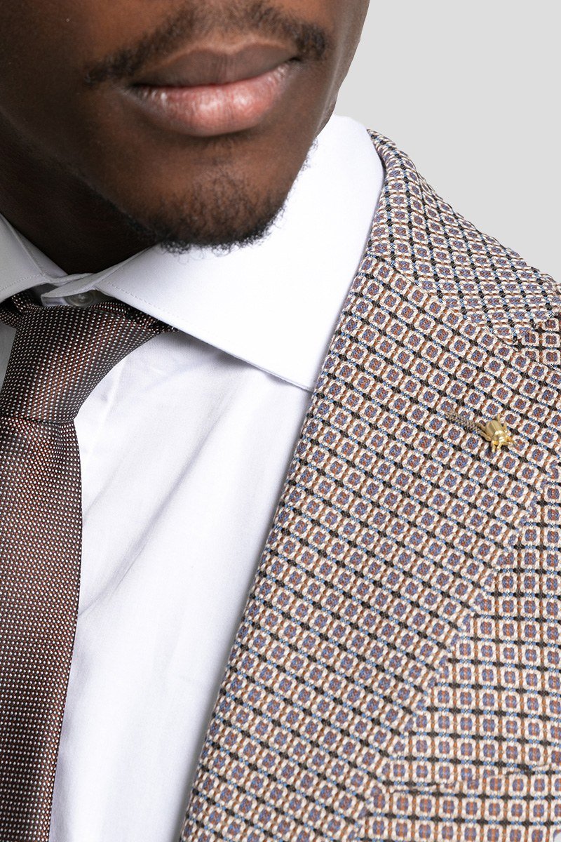 Ανδρικό Πολύχρωμο Notched Lapel Suit CORNELIANI