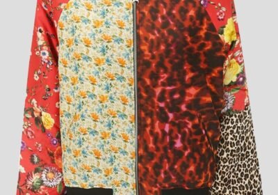 Ανδρικό-Πολύχρωμο-Regenerated-Silk-Scarves-Bomber-Jacket-MARINE-SERRE