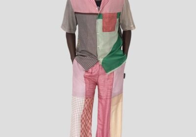 Ανδρικό-Πολύχρωμο-Regenerated-Silk-Scarves-Bowling-Shirt-MARINE-SERRE