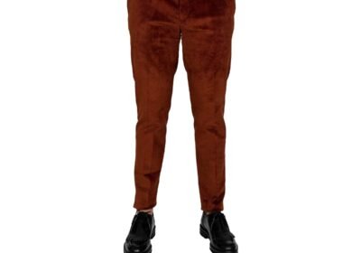 Ανδρικό-Πορτοκαλί-Casual-Corduroy-Trousers-HOSIO