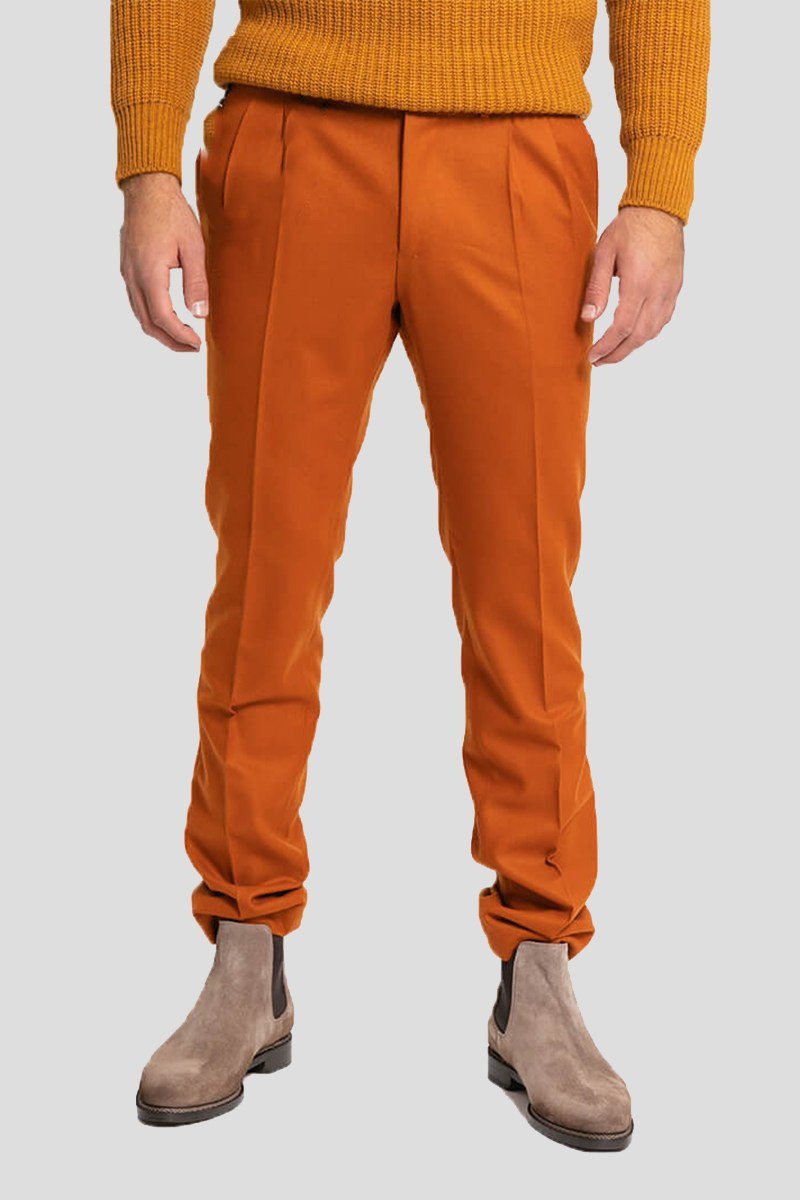 Ανδρικό-Πορτοκαλί-Raffi-Tailored-TrousersOrange-BERWICH