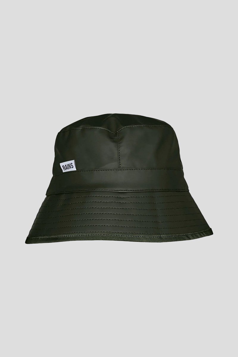 Ανδρικό Πράσινο Bucket Hat RAINS RAINS
