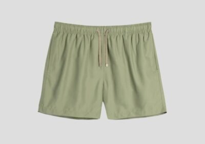 Ανδρικό-Πράσινο-Classic-Mid-Length-Mens-Swim-Shorts-BENIBECA
