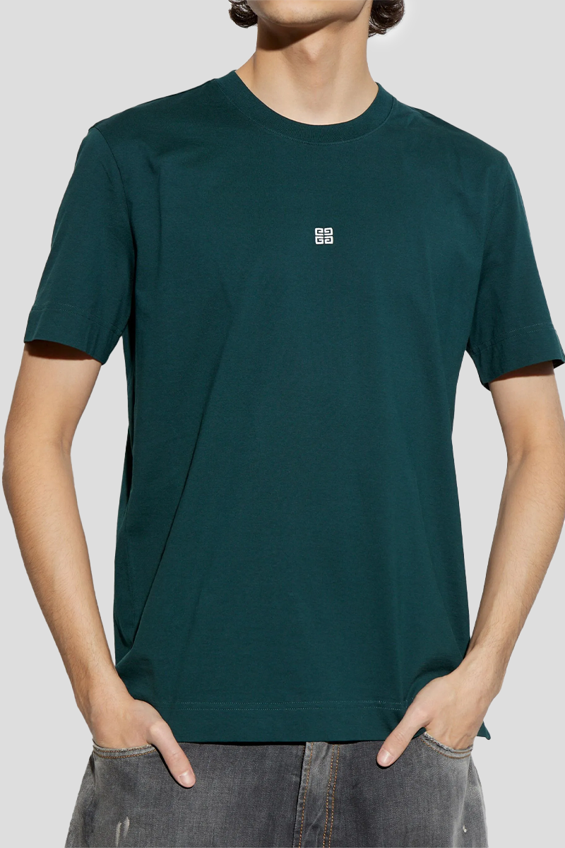 Ανδρικό Πράσινο Cotton T shirt GIVENCHY