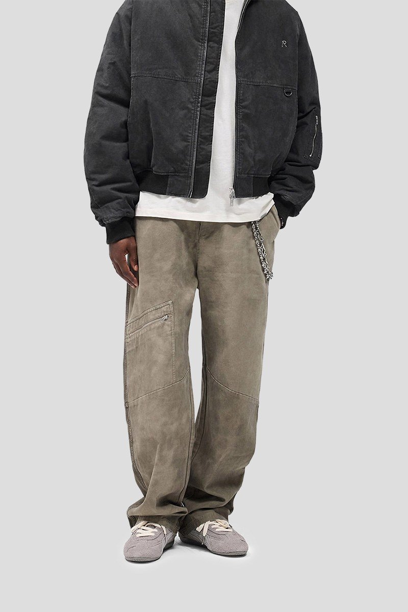 Ανδρικό Πράσινο Cotton Workwear Pant REPRESENT