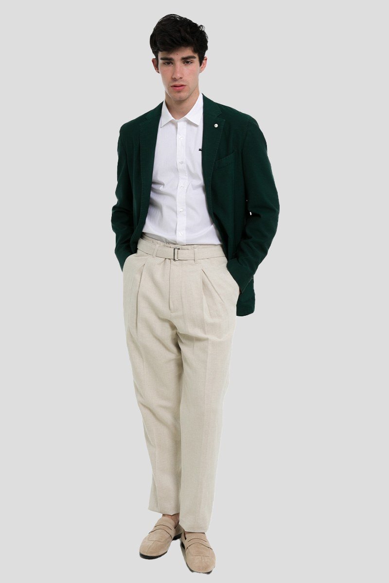 Ανδρικό Πράσινο Garment Dyed Jack LUBIAM