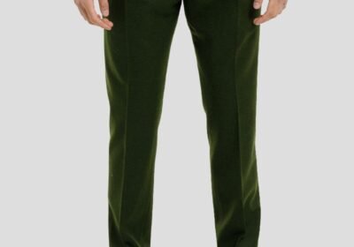 Ανδρικό-Πράσινο-Green-Retro-Theca-Trousers-BERWICH