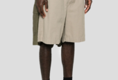 Ανδρικό Πράσινο Layered Cargo Shorts MAISON MIHARA YASUHIRO