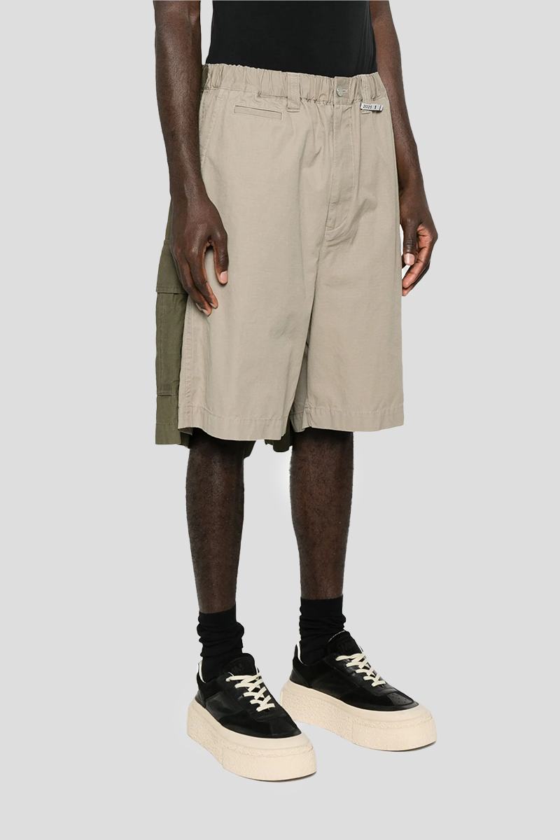 Ανδρικό Πράσινο Layered Cargo Shorts MAISON MIHARA YASUHIRO