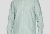 Ανδρικό Πράσινο Linen Shirt SELECTED SELECTED HOMME