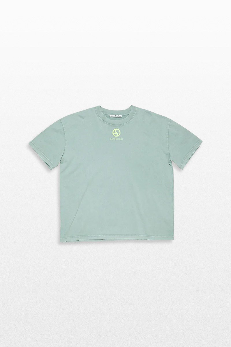 Ανδρικό-Πράσινο-Logo-T-Shirt-ACNE-STUDIOS
