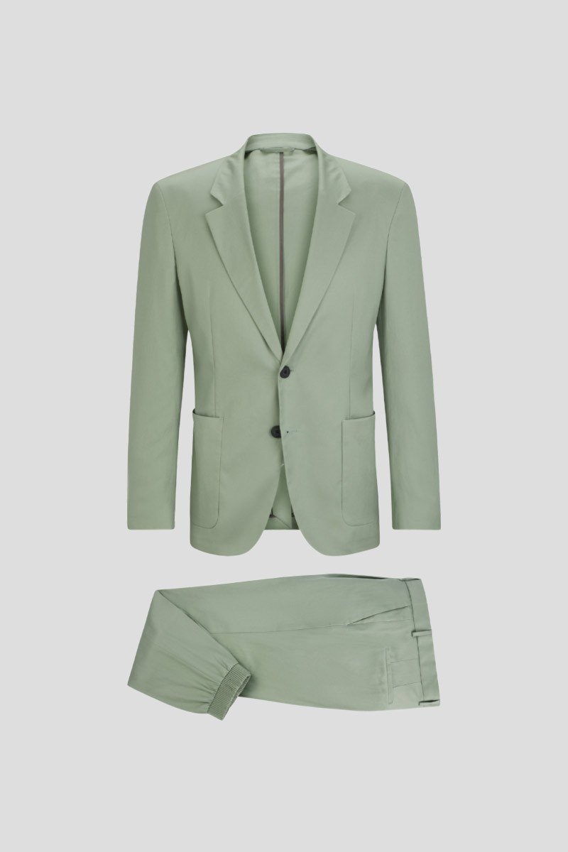 Ανδρικό-Πράσινο-Slim-Fit-Suit-In-Green-HUGO