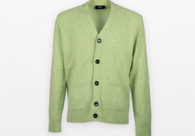 Ανδρικό-Πράσινο-Wool-Cardigan-With-Buttons-39MASQ