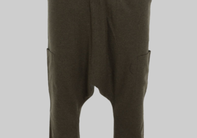 Ανδρικό-Πράσινο-Wool-Jersey-Drop-Crotch-BARBARA-ALAN