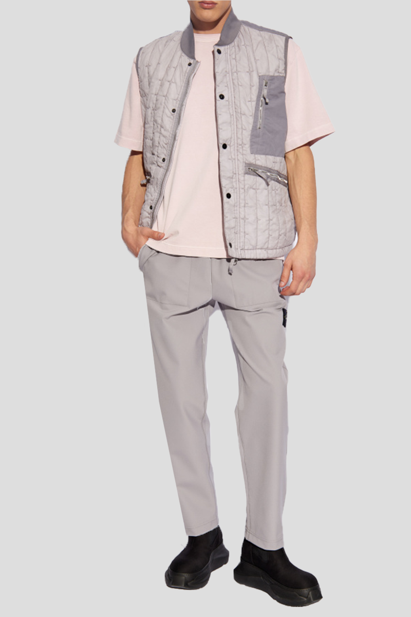 Ανδρικό Ροζ Back Stripes T STONE ISLAND