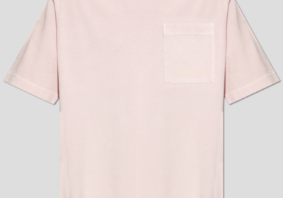 Ανδρικό-Ροζ-Back-Stripes-T-Shirt-With-Pocket-STONE-ISLAND