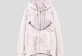 Ανδρικό Ροζ Bleached Zip up MAISON MIHARA YASUHIRO
