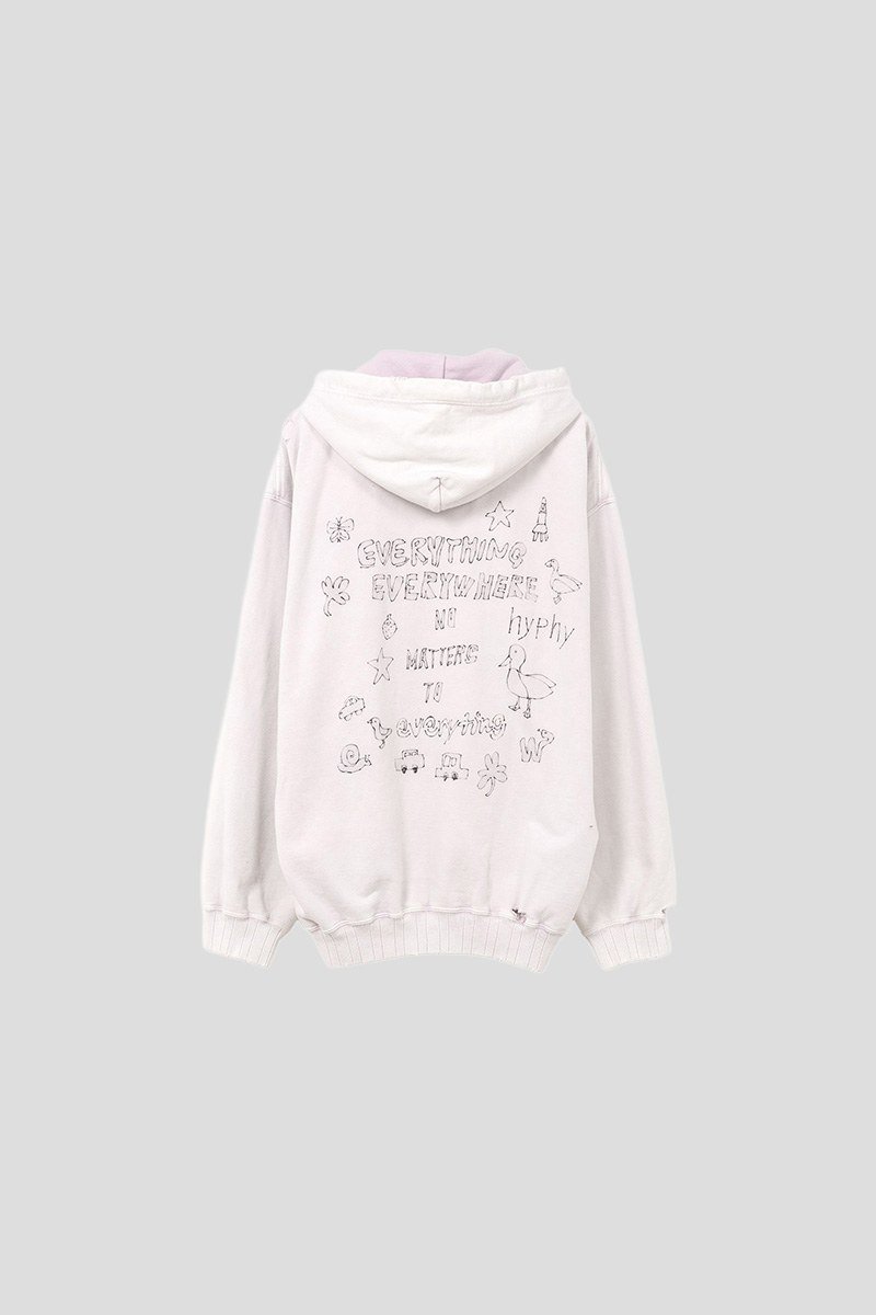 Ανδρικό Ροζ Bleached Zip up MAISON MIHARA YASUHIRO